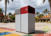 噴粉不銹鋼分類垃圾桶，定制公共空間的藝術與責任