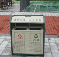 小區(qū)鋼制垃圾桶