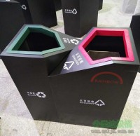 商場定制鋼制分類垃圾桶