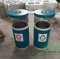 市政園林鋼制分類垃圾桶