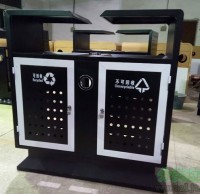 鋼板沖孔垃圾桶