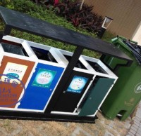 分類垃圾桶標識不清不明，垃圾何以分類？