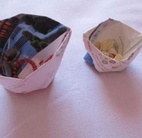 怎么折紙垃圾桶，手工折紙垃圾桶