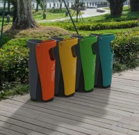 各式分類垃圾桶的對(duì)比