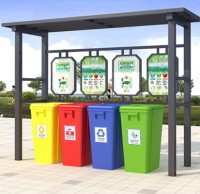 農村戶外生活垃圾分類亭廠家