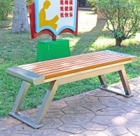 戶外學(xué)校不銹鋼休閑椅等候椅