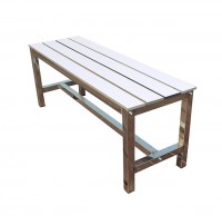 娛樂場(chǎng)所更衣間雙人不銹鋼休閑椅