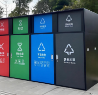 240升密閉式噴粉鍍鋅板分類垃圾桶的設計革命