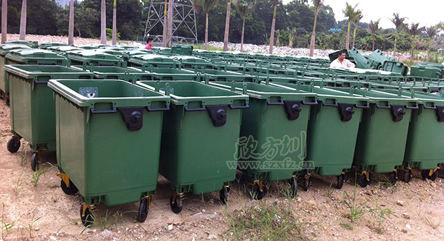 環衛移動塑料垃圾桶